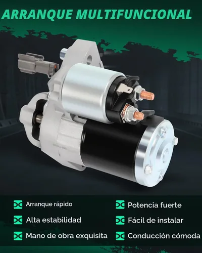 Vista 2 de SCITOO Arrancadores Nuevos Compatibles con Nissan Altima/Maxima/Quest Van 2004 2005 2006 3.5L Transmisión Automática 17872N
