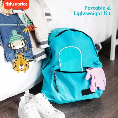Vista 6 de Smart Care Fisher-Price - Kit de aseo para bebés de 12 piezas, artículos esenciales para recién nacidos, juego de regalo para bebés, incluye kit
