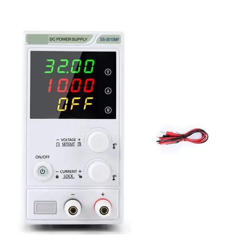 Vista 11 de Fuente de alimentación de CC variable, 80V 10A 300W LED Digital Lab Bench Fuente de alimentación ajustable de banco de CC regulada fuente