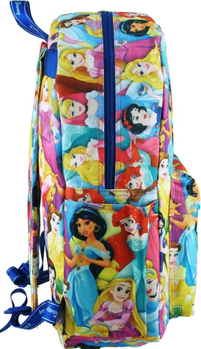 Vista 3 de Wondapop Disney Princess - Mochila de 17 pulgadas con compartimento para laptop (azul princesa)