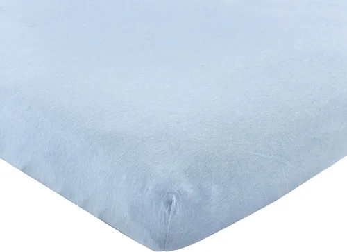Vista 41 de Hudson Baby Sábana bajera ajustable unisex de algodón para cuna, avión, talla única