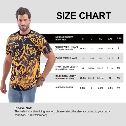 Vista 7 de DEOLAX Camiseta de moda con cuello redondo para hombre, camiseta casual de ajuste seco, camiseta de manga corta, para entrenamiento, hip hop