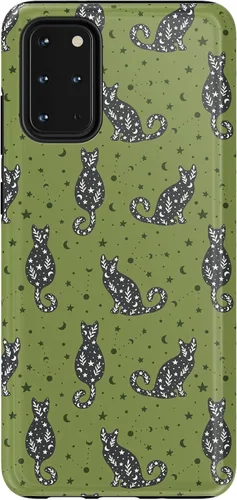 Vista 384 de Casely Funda para Galaxy S9 Postura de cadáver Yoga de esqueleto Diseño protector delgado esencial de doble capa