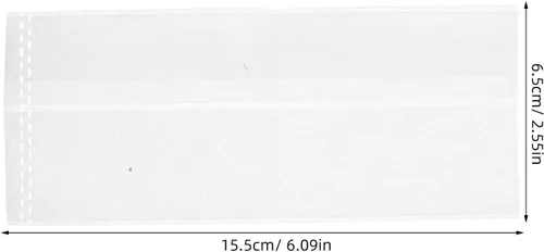 Vista 2 de 200Pcs Non-Woven Nursery Grow Bags, White Seedling Planting Pouches