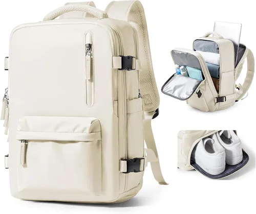 Vista 53 de VGCUB Mochila grande de viaje para trabajo, negocios, mochila para computadora portátil aprobada para vuelo, para mujeres y hombres, mochila