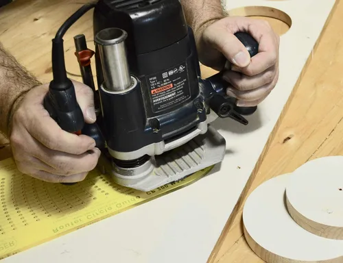 Vista 2 de Jasper 240 Router Circle Cutting Jig – Guía de enrutador de precisión para 276 círculos perfectos (1 pulgada – 18-3/16 pulgadas) – Se adapta a más