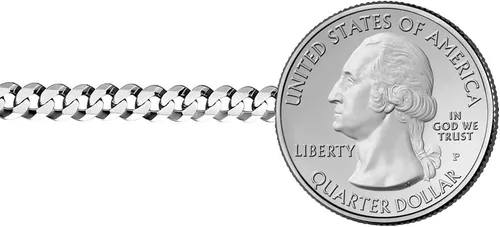 Vista 3 de Savlano Collar de cadena de eslabones cubanos de plata de ley 925 de 0.197 in para hombres y mujeres, fabricado en Italia, viene con una caja