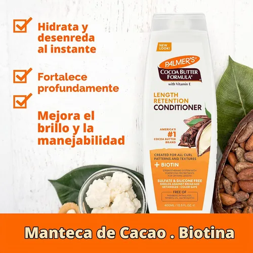 Vista 3 de Palmer's Acondicionador para el cabello con retención de longitud