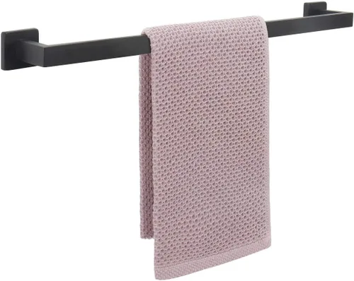 Vista 21 de NearMoon Barra para Toallas, Accesorios de Baño de Acero Inoxidable Cuadrado Engrosado Premium, Estante para Toallas de Ducha para Baño, Soporte