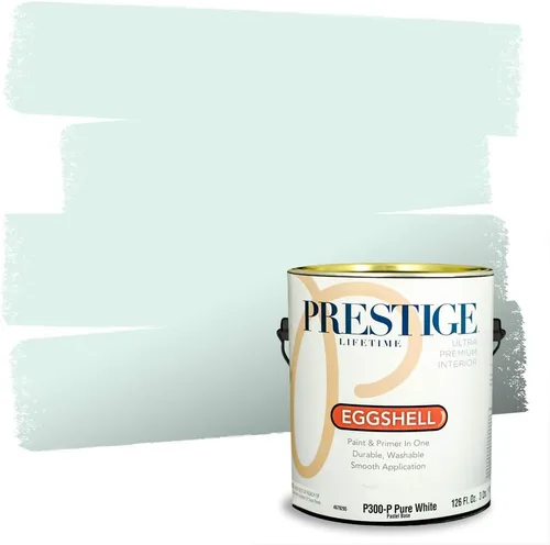 Vista 205 de PRESTIGE Pintura interior e imprimación en uno, salpicaduras acuosas, cáscara de huevo, 1 galón