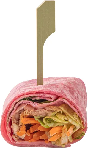 Vista 13 de Restaurantware Pinchos de bambú de 2.5 pulgadas, 1000 púas de bambú desechables resistentes – Cabeza de paleta resistente de bambú para aperitivos