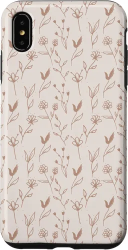 Vista 11 de Beige Tan Wildflower Floral Minimal Flower Boho Case for iPhone 17