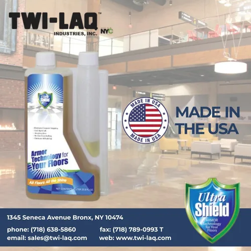 Vista 7 de UltraShield Fórmula de bruñido: súper alto brillo, protección y mejora del suelo para baldosas comerciales e industriales, brillo húmedo