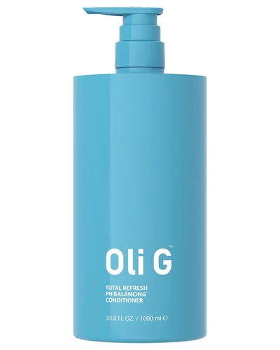 Vista 8 de Oli G Total Refresh - Acondicionador diario ligero para todo tipo de cabello, con aceite de marula, manteca de karité, proteínas botánicas