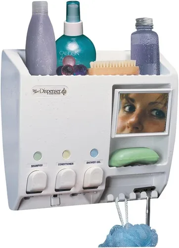 Vista 2 de Better Living Ulti-Mate - Dispensador de ducha para montaje en pared, 3 x