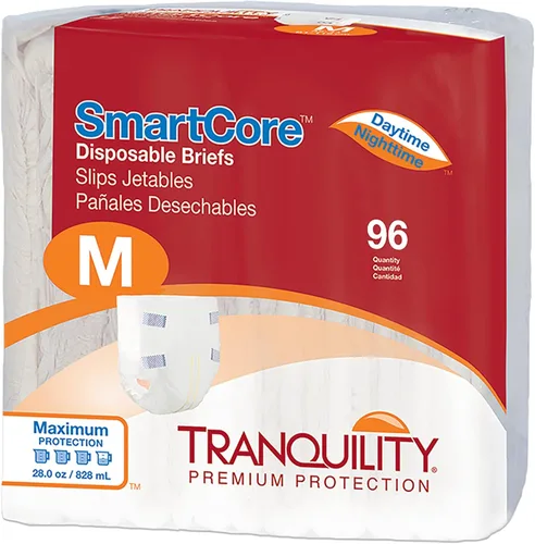 Vista 11 de Tranquility SmartCoreTM - Calzoncillos desechables con código de color para adultos (pequeño, 10 unidades)