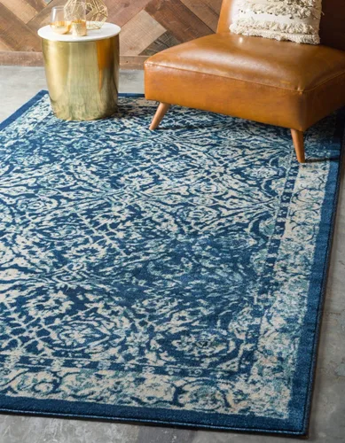 Vista 11 de Unique Loom Oslo Collection - Alfombra tradicional botánica verde azulado (3 x 13 pies)