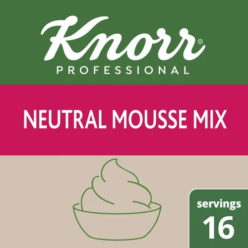 Vista 2 de Knorr Mezcla de postre profesional de mousse neutra, sin colores artificiales, 5.75 onzas (paquete de 10)