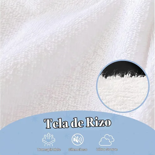 Vista 4 de Snuze Protector de colchón de rizo suave, tamaño individual, funda impermeable, suave, transpirable, lavable a máquina, se adapta a colchones