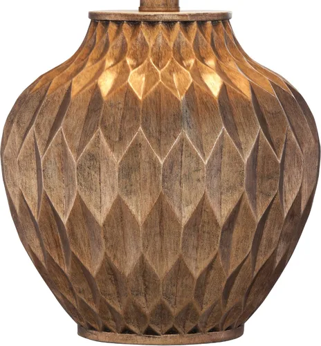 Vista 5 de 360 Lighting Buckhead - Juego de 2 lámparas de mesa pequeñas de estilo tradicional de 22 pulgadas de alto, urna geométrica de bronce cálido