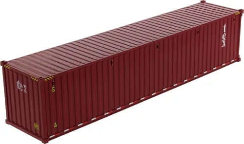 Vista 3 de Contenedor marino de mercancías secas de 40 pies TEX Burgundy Transport Series 1/50 Modelo por Diecast Masters 91027 A