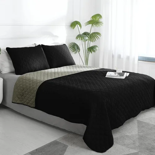 Vista 46 de Easy-Going - Juego de colcha reversible tamaño individual con 1 colcha y 1 funda de almohada, colcha de cama suave, colcha de microfibra ligera