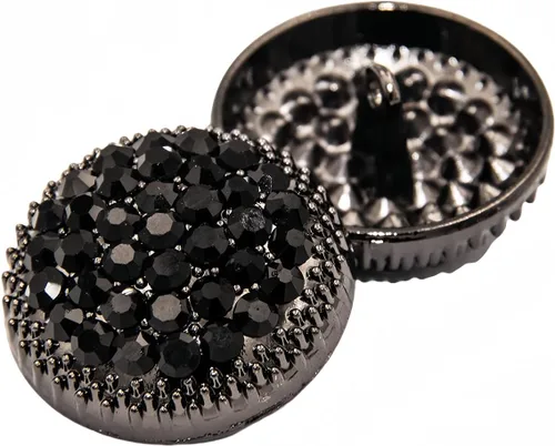 Vista 2 de 10 unidades de botones redondos de metal con diamantes de imitación para ropa, accesorios de costura DIY, decoración de boda, venta al por mayor