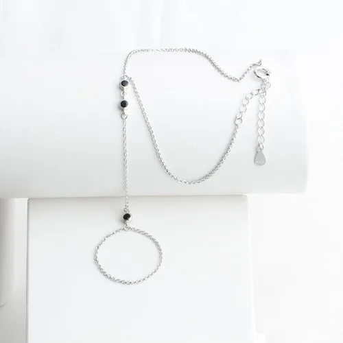 Vista 87 de Pulsera de plata de ley 925 para mujer, pulsera de mano para mujer, pulseras esclavas de 7 a 9 pulgadas ajustable