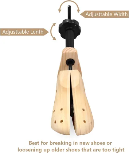 Vista 2 de pestor Camilla profesional unisex para zapatos, moldeador de zapatos de madera de 4 vías, árbol de zapatos de madera para mujeres y hombres