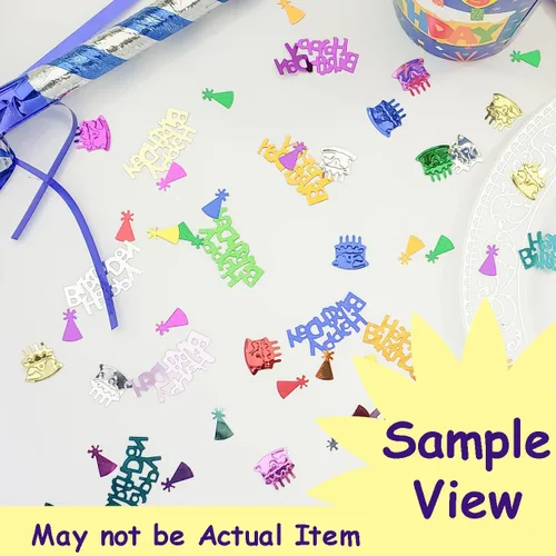 Vista 8 de Confetti Year 2023 Blue Royal, Orange Combo - 2 bolsas de media onza (1 oz)