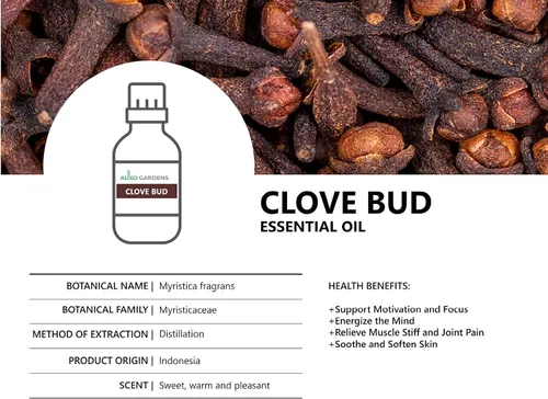 Vista 3 de Aceite esencial de clavo de olor, 1 onza líquida, 100 % natural y puro, aceite esencial de grado terapéutico de alta calidad para aromaterapia
