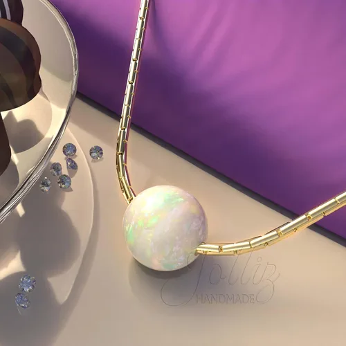 Vista 25 de Necklace With Opal
