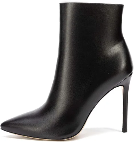 Vista 2 de Castamere Botines de tacón alto para mujer, puntera puntiaguda, con hebilla de aguja, tacón de aguja de 3.9 in