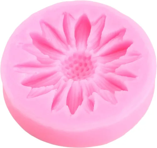 Vista 6 de Molde de silicona para fondant de flores de crisantemo, molde de silicona para margarita, para decoración de pasteles, decoración de cupcakes, pasta
