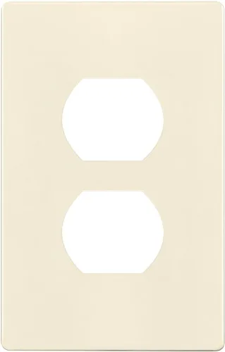 Vista 43 de ENERLITES Placa de pared dúplex para tomacorriente para receptáculos, cubierta de toma de corriente eléctrica jumbo, acabado brillante, de gran Negro