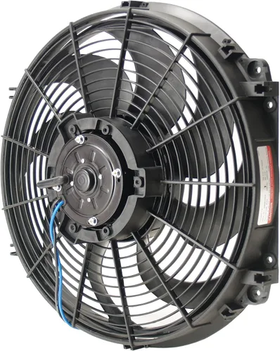 Vista 2 de Derale - Extractor eléctrico Tornado de 16 pulgadas, kit de montaje prémium
