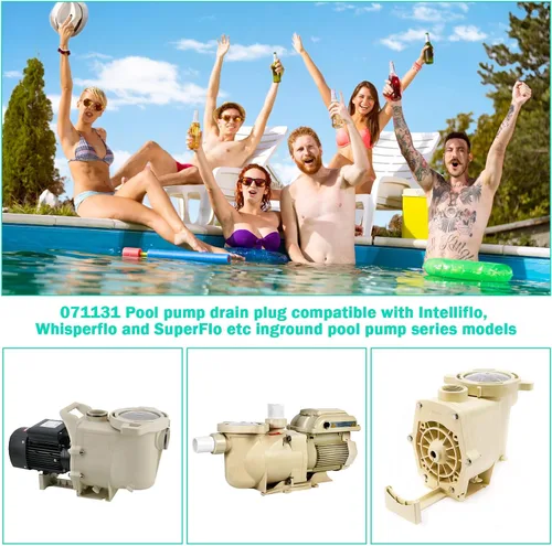 Vista 5 de 071131 Reemplazo de tapones de drenaje para bomba de piscina para Whisperflo e Intelliflo