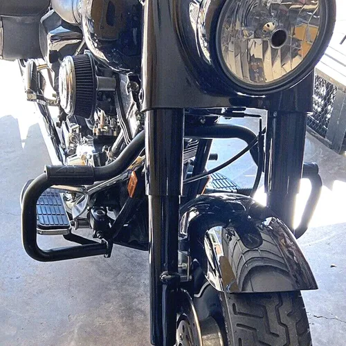 Vista 4 de Mofun Barra de choque de carretera para Harley Touring 1997-2008