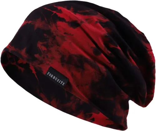 Vista 3 de Wimdream Gorro holgado para hombre, diseño de calavera de verano