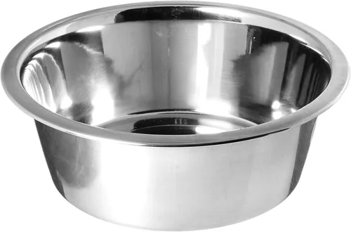 Vista 5 de Loving Pets Plato de acero inoxidable estándar, cuenco para perros, 1 cuarto de galón