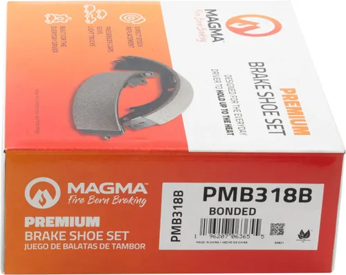Vista 5 de MAGMA Fire Born Braking Premium PMB318B Zapatas de freno consolidadas, traseras