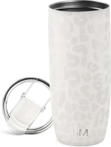 Vista 72 de Simple Modern Taza de café de viaje Tumbler con tapa abatible Reutilizable, aislada, de acero inoxidable, taza de café helado Cold Brew, termo