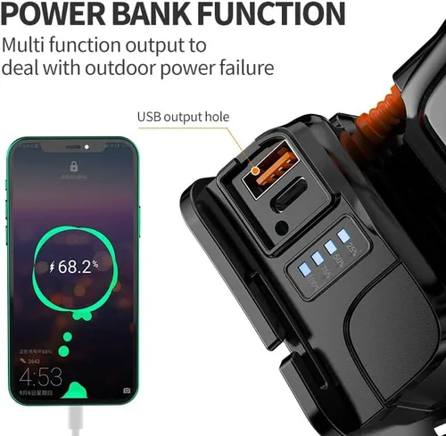 Vista 2 de Linterna frontal recargable súper brillante de alta potencia, lámpara LED recargable, lámpara de cabeza LED recargable súper brillante, impermeable