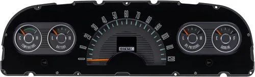 Vista 2 de Dakota Digital RTX-60C-PU-X Sistema de instrumentos de calibre Retrotech compatible con Chevy Pickup 1960-63