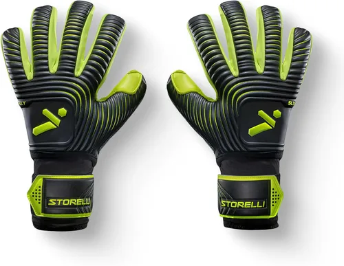 Vista 12 de Storelli Silencer Goalkeeper Gloves, with Removable Finger Spines, High-Impact Hand Protection, Soccer Accessories