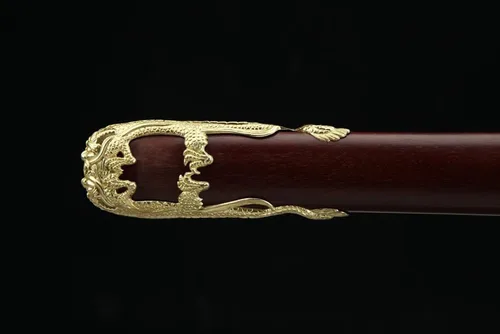 Vista 6 de 31 pulgadas Tang Dynasty Saber chino Kungfu Dao Espada Katana Mango
