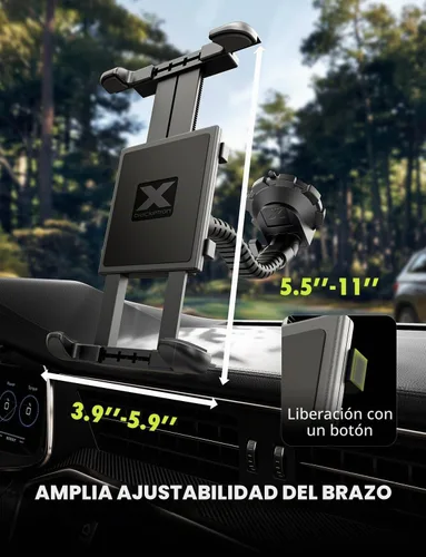 Vista 6 de Bracketron TekGrip - Soporte para tablet para iPad y GPS, resistente