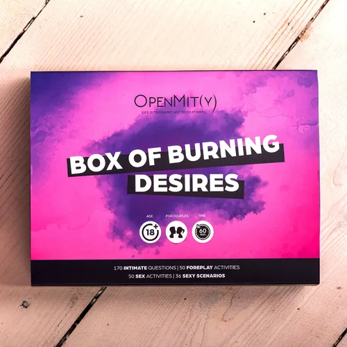 Vista 4 de Box of Burning Desires - Divertido y romántico juego de dormitorio para pareja para una cita nocturna - Gran regalo de San Valentín, aniversario