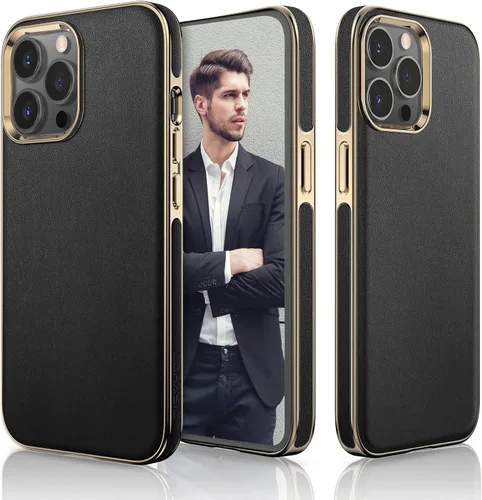 Vista 13 de LOHASIC Funda de piel diseñada para iPhone 13, funda clásica de lujo, suave, antiarañazos, a prueba de golpes, compatible con iPhone 13 de 6.1