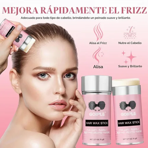 Vista 3 de Goiple Barra de cera - Pomada de cera de larga duración (2.7+0.56 oz) para cabello